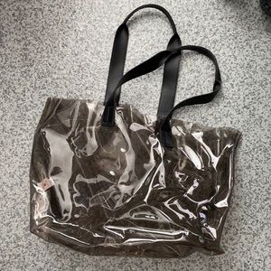 Clear tote bag
